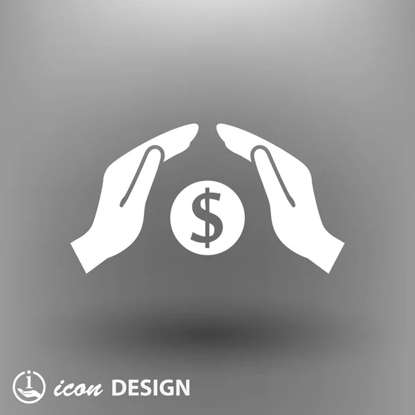 Design av pengar-ikonen — Stock vektor