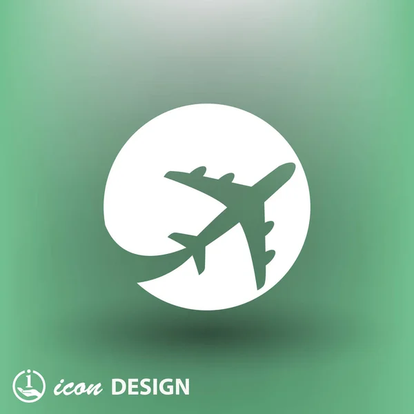 Icono de viaje aéreo — Archivo Imágenes Vectoriales