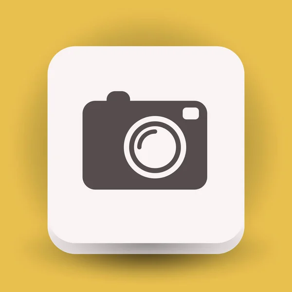 Pittogramma dell'icona della fotocamera — Vettoriale Stock