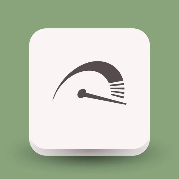 Design av hastighetsmätare-ikonen — Stock vektor