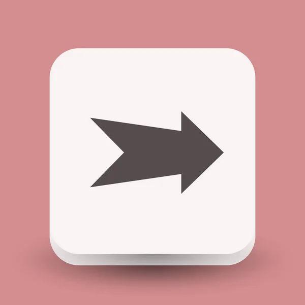 Arrow icon for design — Stock Vector