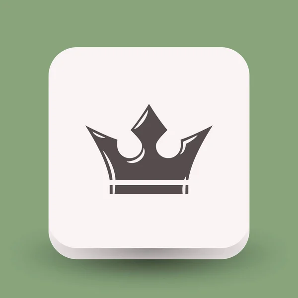 Crown simple icon — Stock Vector