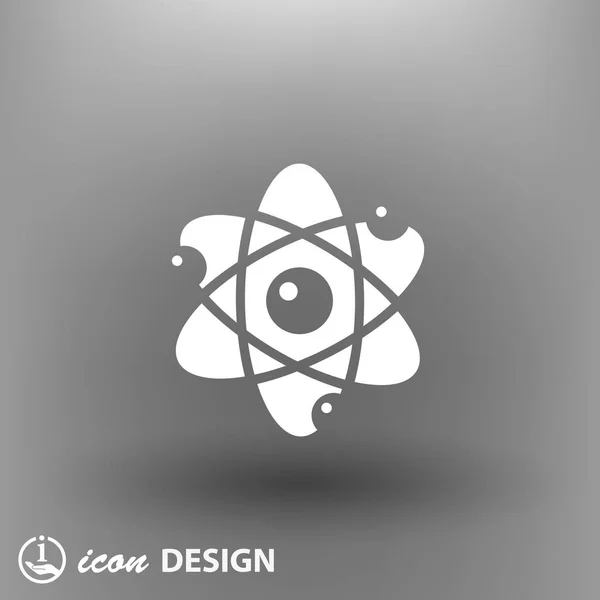 Atom アイコンの絵文字 — ストックベクタ