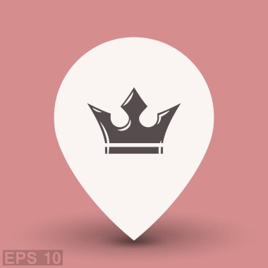 Taç basit simgesi