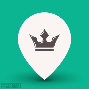 Taç basit simgesi