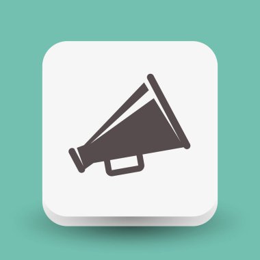 hoparlör, megafon simgesi