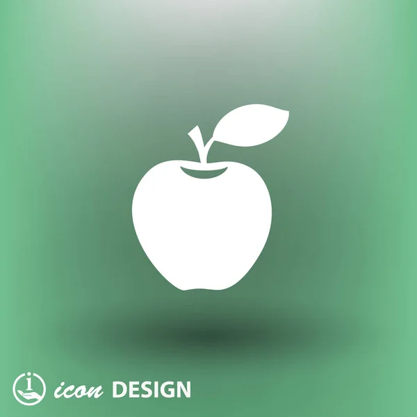 Conception de l'icône Apple — Image vectorielle