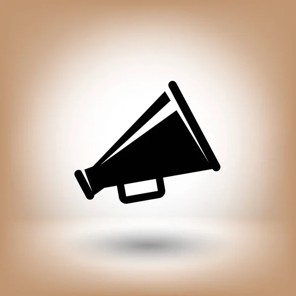 Loudspeaker, megaphone icon — Stock Vector