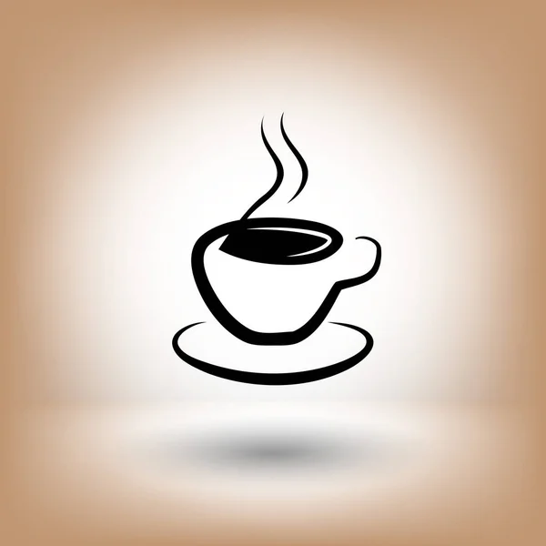 Pictograph van cup pictogram — Stockvector