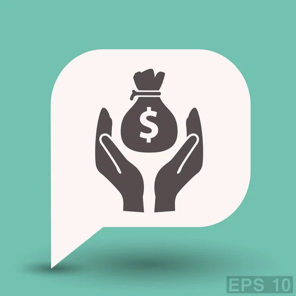 Diseño de icono de dinero — Vector de stock