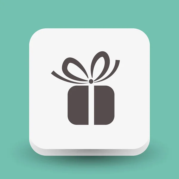 Gift box icon — Stock Vector