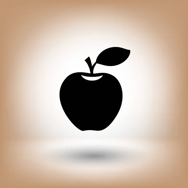 Design der Apple-Ikone — Stockvektor