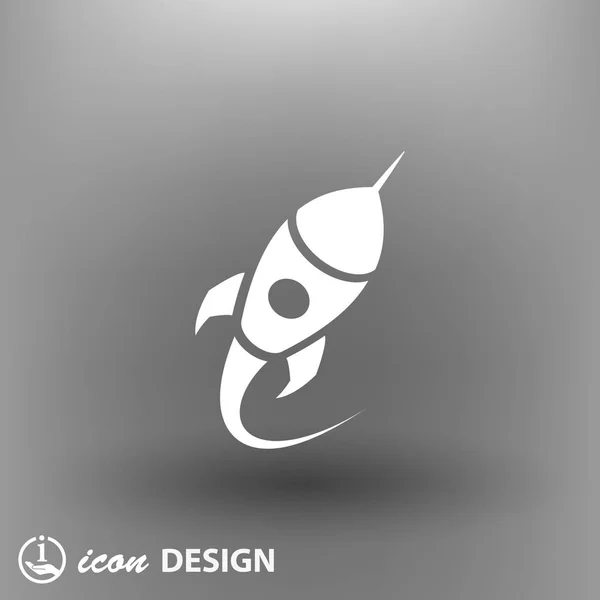 Icône de fusée pour le design — Image vectorielle