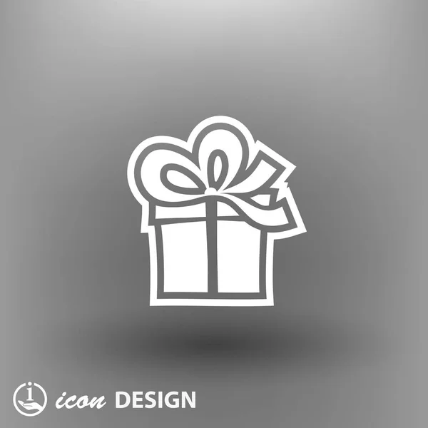 Gift box icon — Stock Vector