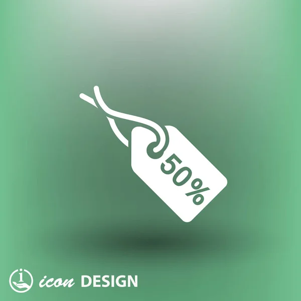 Design značky ikony — Stockový vektor