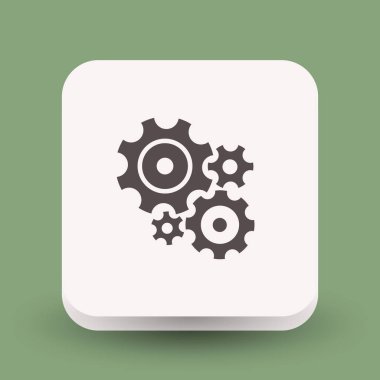 dişli simgesini tasarımını