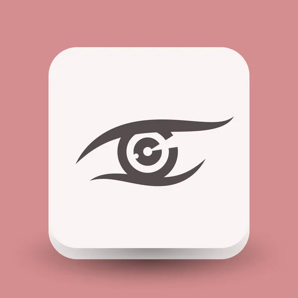 Egyszerű szem ikonra — Stock Vector
