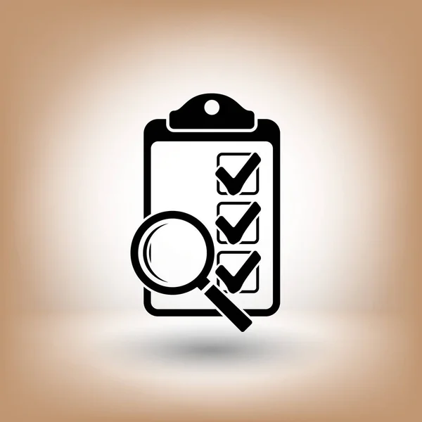 Checklist simple icon — Stock Vector