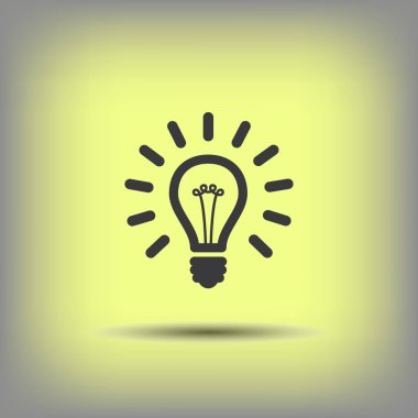 fikir ampul simgesi