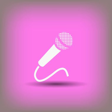 Mikrofon simgesinin piktografı