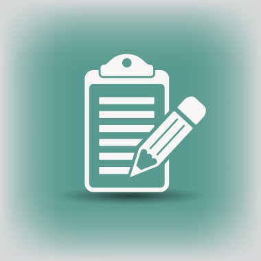 kalem Not basit simgesi