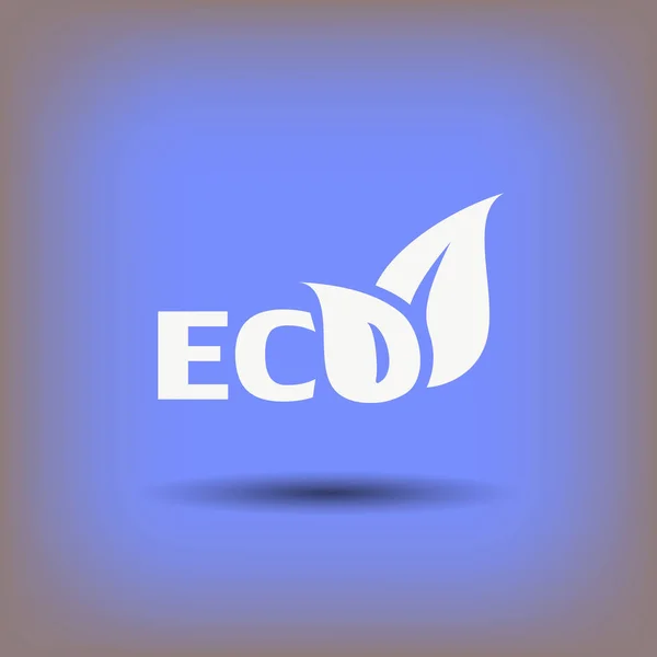 Milieu besparen concept ico — Stockvector