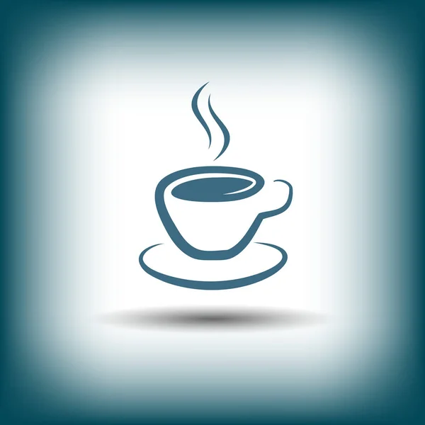 Pictograph van cup pictogram — Stockvector