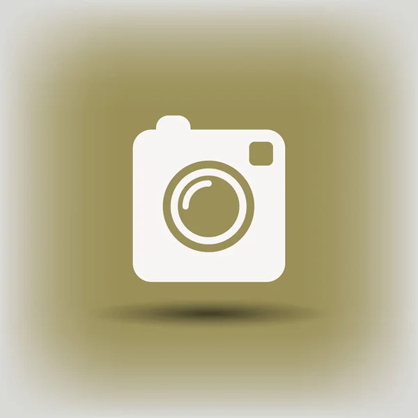 Pictograph van camera-icoontje — Stockvector