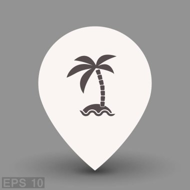 Palmiye Adası simgesine