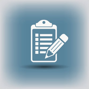 Denetim listesi basit simgesi