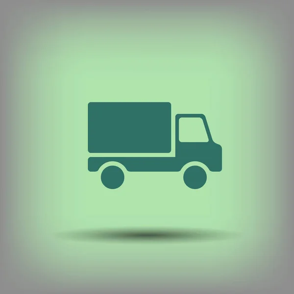 Pictograph of truck icon — Stock Vector