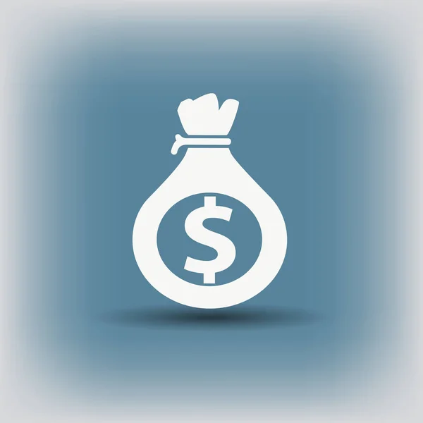 Pictograph van geld pictogram — Stockvector