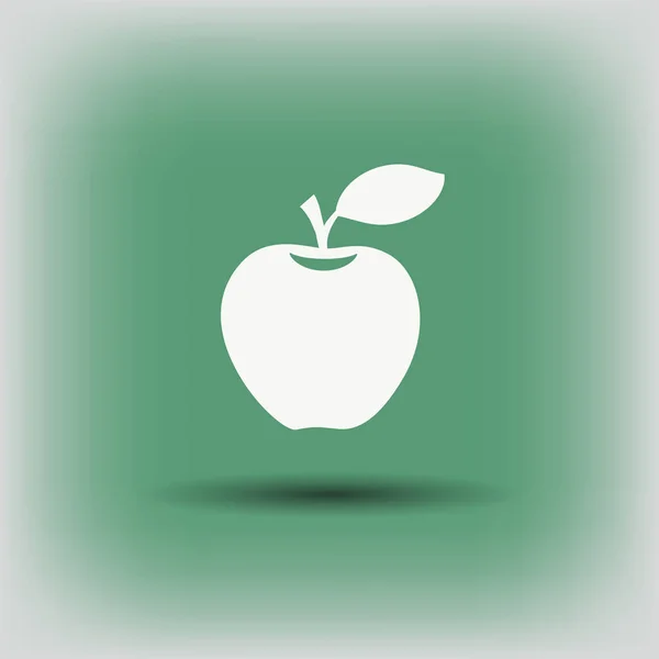 Design der Apple-Ikone — Stockvektor