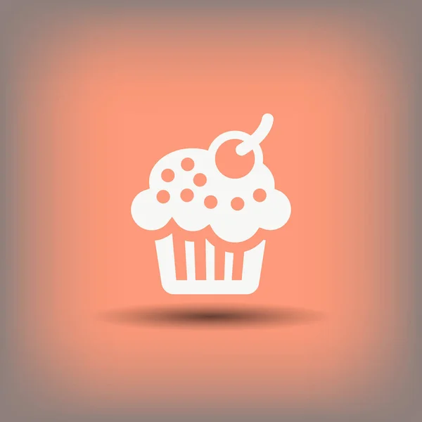 Pictograph of cake icon — Stock Vector