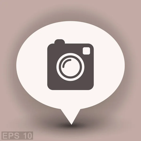 Εικονόγραμμα του εικονίδιο κάμερας — Διανυσματικό Αρχείο