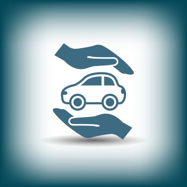 Elinde araba sembolü