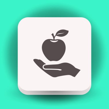 Elma simgesi tasarım