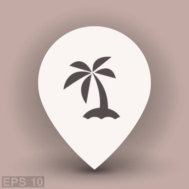 Palmiye Adası simgesine