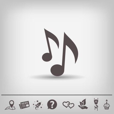 müzik notlar simgesi