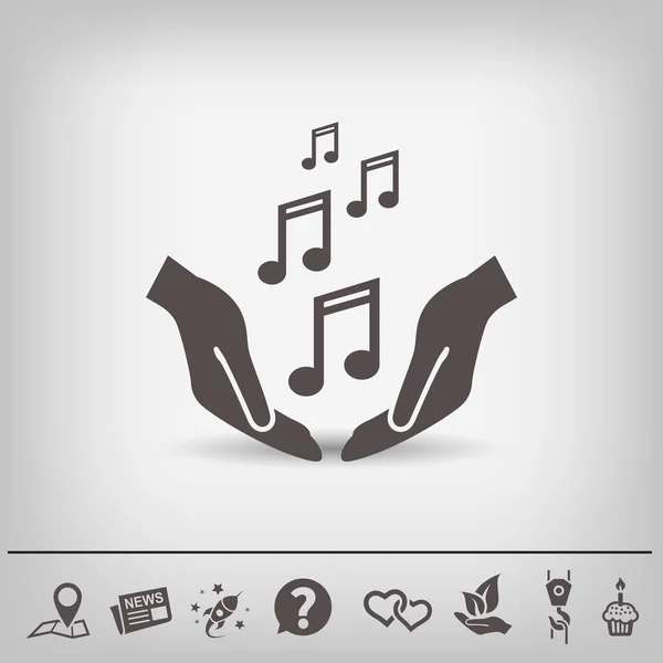 Projektowanie ikony Muzyka — Wektor stockowy