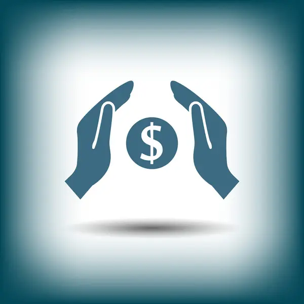 Ontwerp van geld pictogram — Stockvector