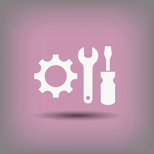 Design of gear icon — Stock Vector