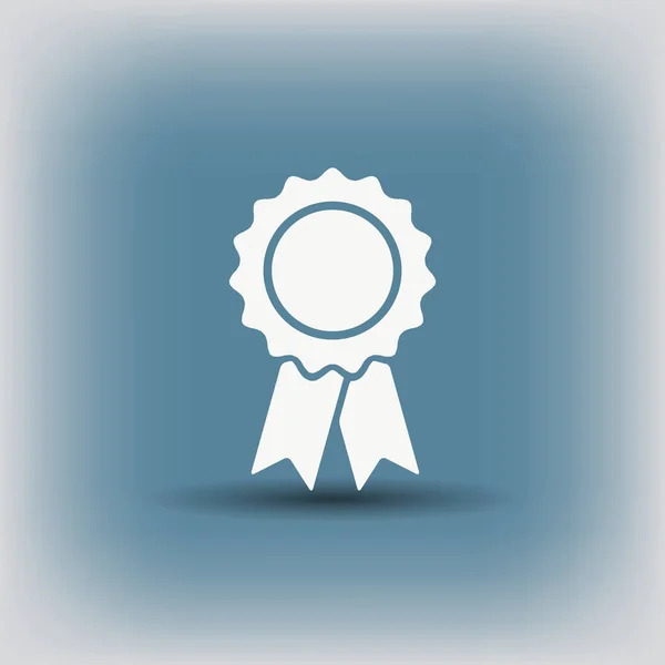 Pictograph av award badge — Stock vektor