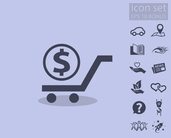 Diseño de icono de dinero — Vector de stock