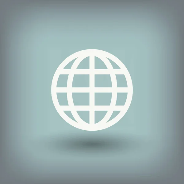Design of globe icon — Stock Vector