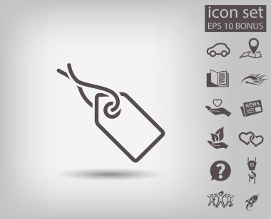 design of tag icon