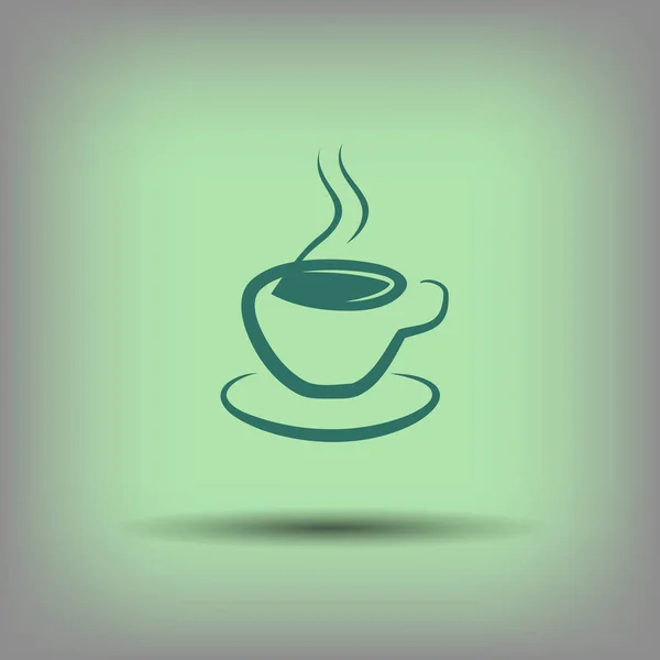 Pictograph van cup pictogram — Stockvector