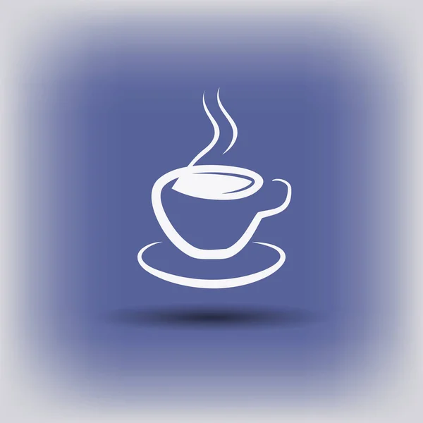 Pictograph van cup pictogram — Stockvector