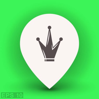 Taç basit simgesi