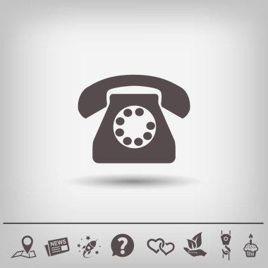 eski telefon simgesi